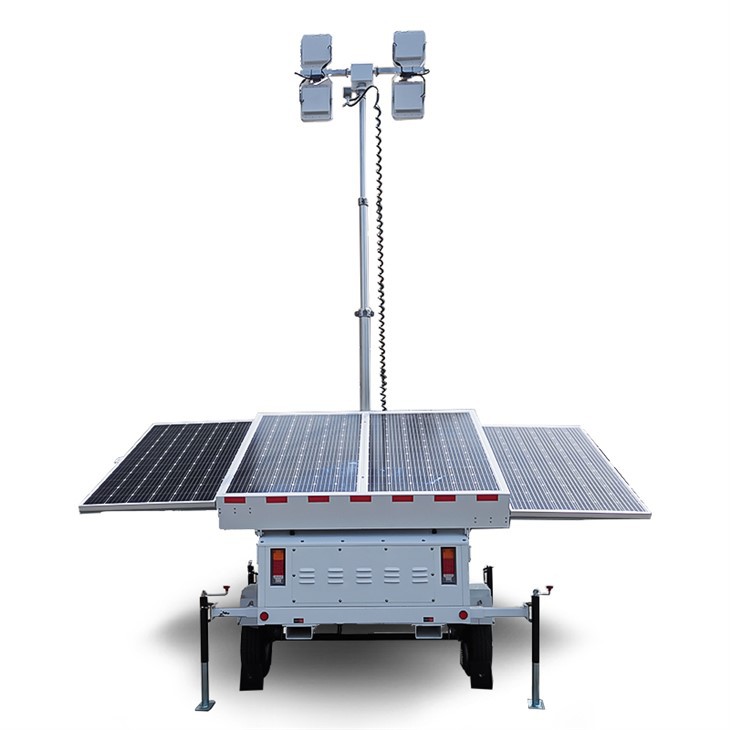 Solar Power Generators With Light Towers