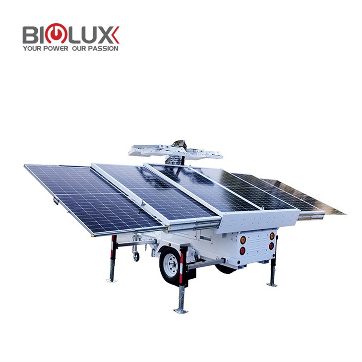 Solar Power Generators with Light Towers