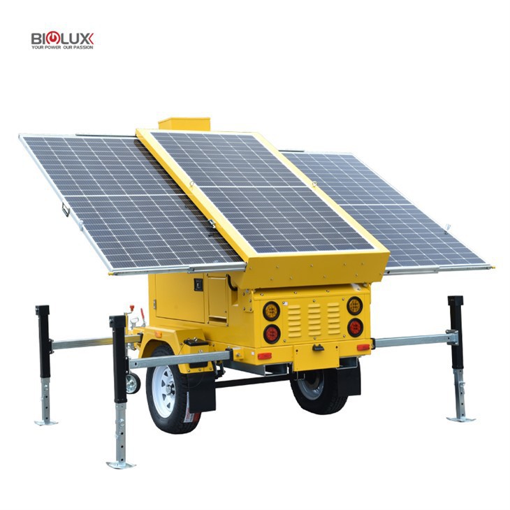 Solar Trailer with Camera Or Light