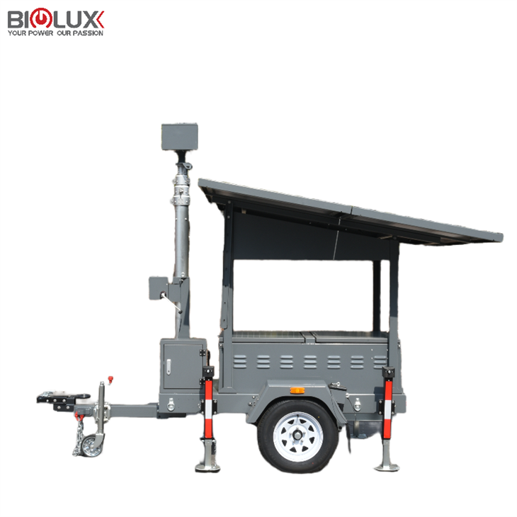 Standalone Solar Trailer for Construction Sites