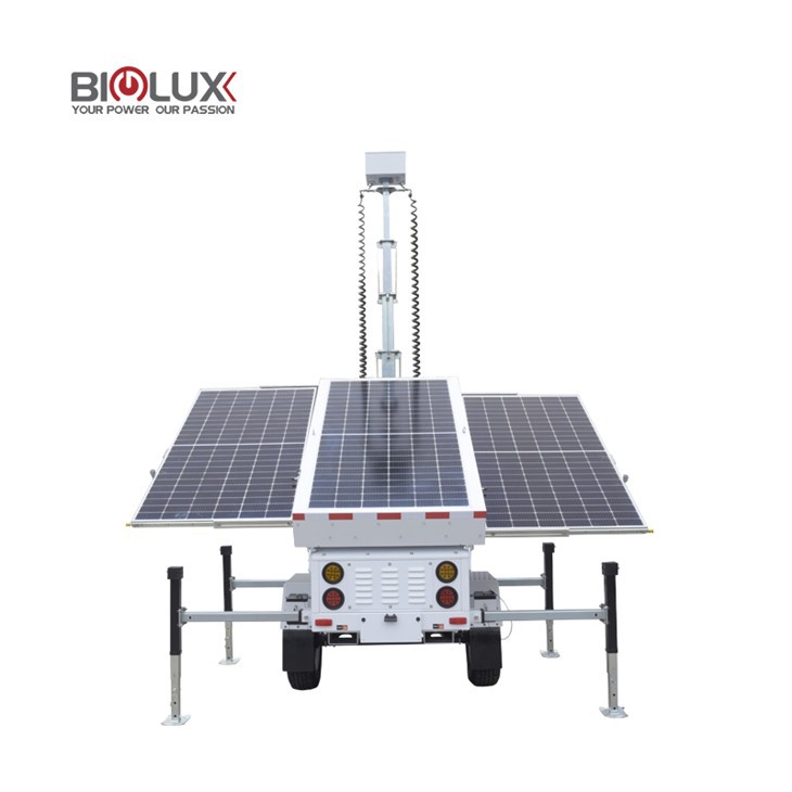 Surveillance Solar Trailer Hikvision Thermal Camera