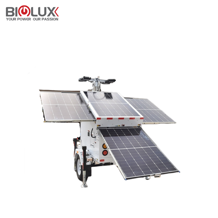 T-type Design Mobile Solar Light Trailer