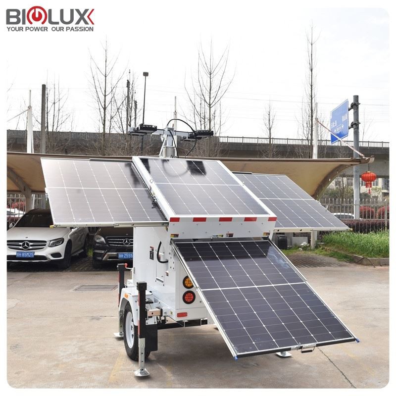 T-type Design Mobile Solar Light Trailer