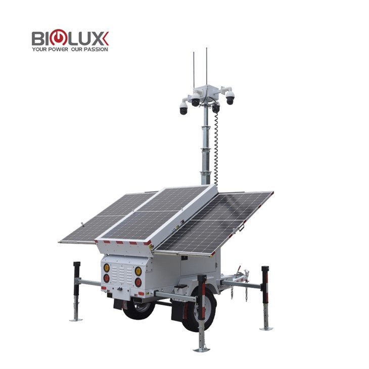 Wireless Security Mobile Solar Trailer